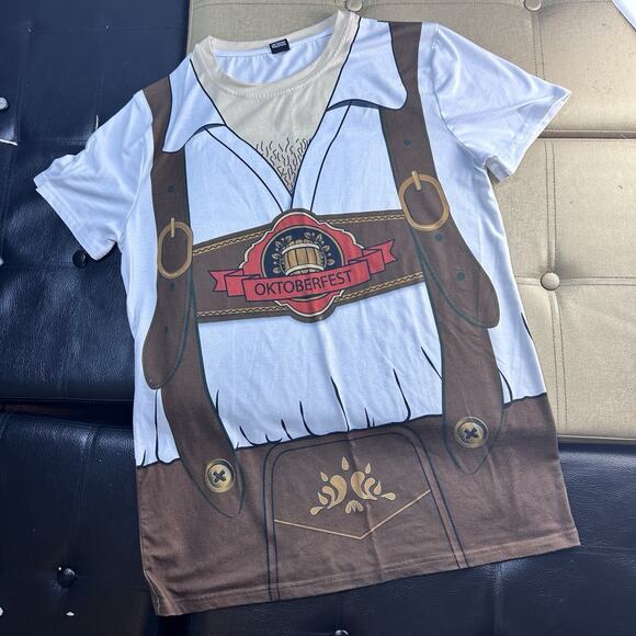 Funny World Men's Bayern Oktoberfest Costume T-Shirts skin Shirt - Picture 2 of 5